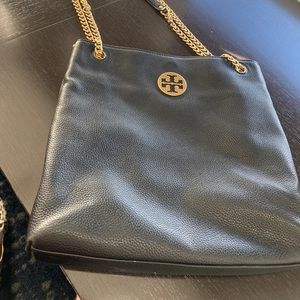 Tory Burch cross over adjustable strap purse